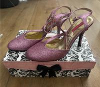 Pleaser Bordello PinUp Vintage Highheels Pumps Glitzer pink Nürnberg (Mittelfr) - Mitte Vorschau