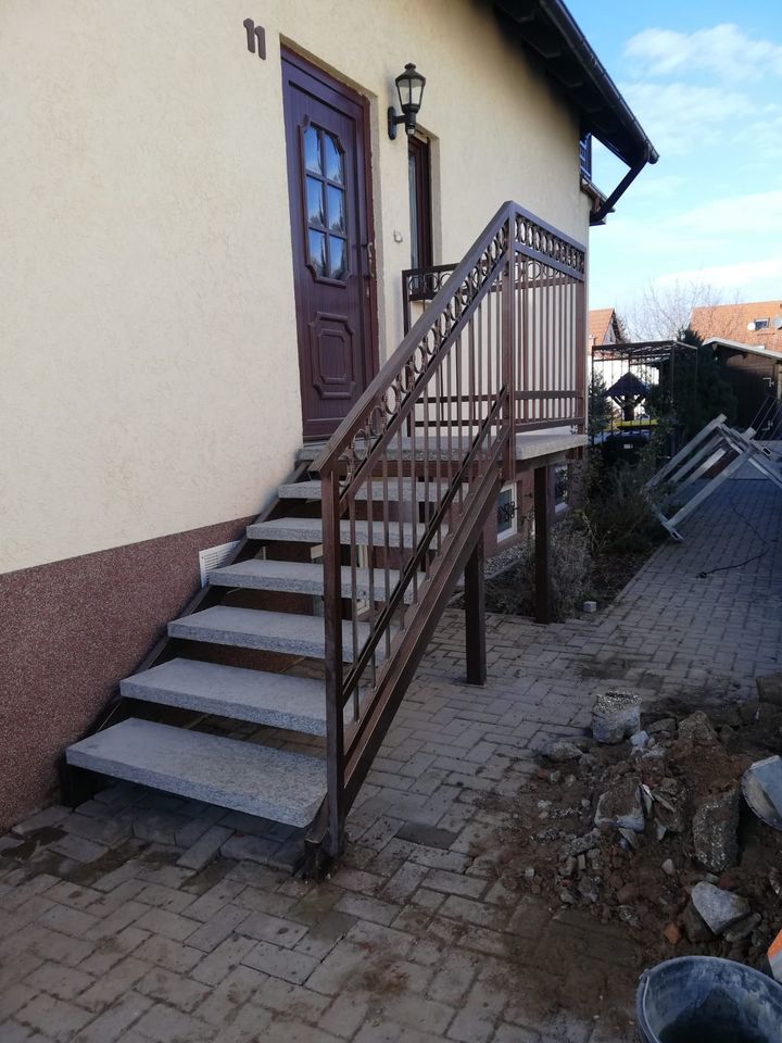 Außentreppe mit Podest / Metalltreppe in Görlitz