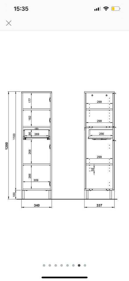 NEU: Badezimmer Midi Schrank / Badezimmerschrank von Germania in Köln