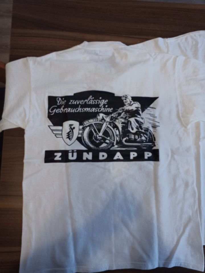 2 x Zündapp T-Shirt, Größe M, neuwertig + 2 Bonus Shirts in Wilnsdorf