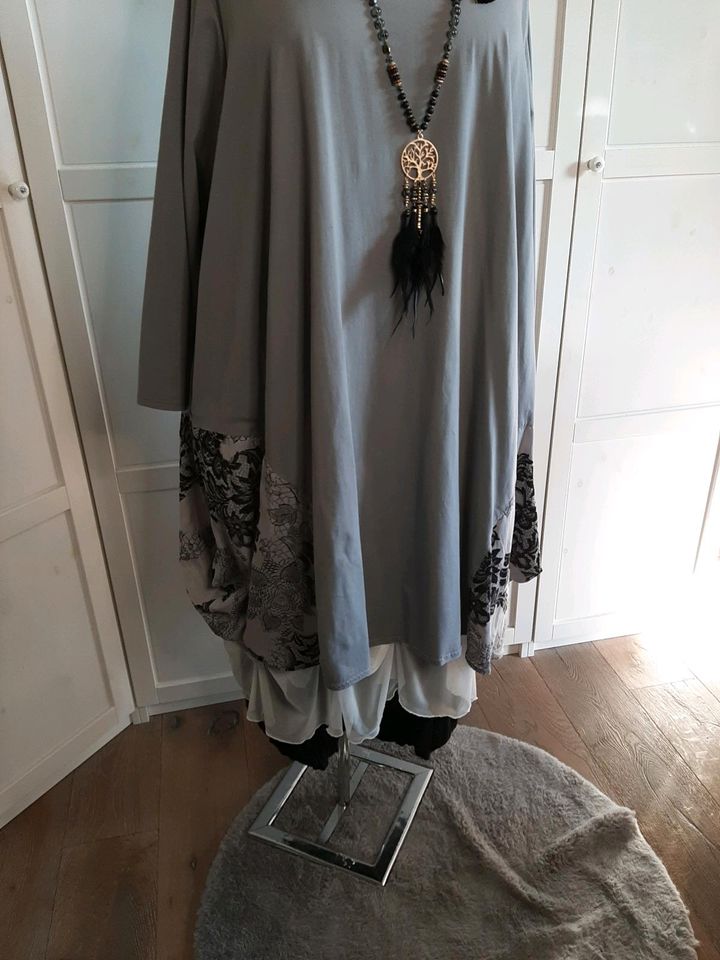 XXL Lagenlook Beulen Kleid Handmade in Wilnsdorf