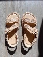 Sommer Strohsandalen Zara Home size 37 worldwide Beige Farbe Berlin - Spandau Vorschau