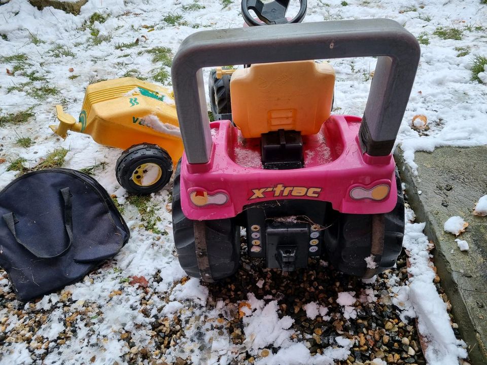 Rolly Toys Trettraktor mit Güllefass in Altenberg Sachs