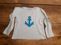 Anker Langarmshirt 110 Pullover weiß maritim mit Applikation Schleswig-Holstein - Altenholz Vorschau