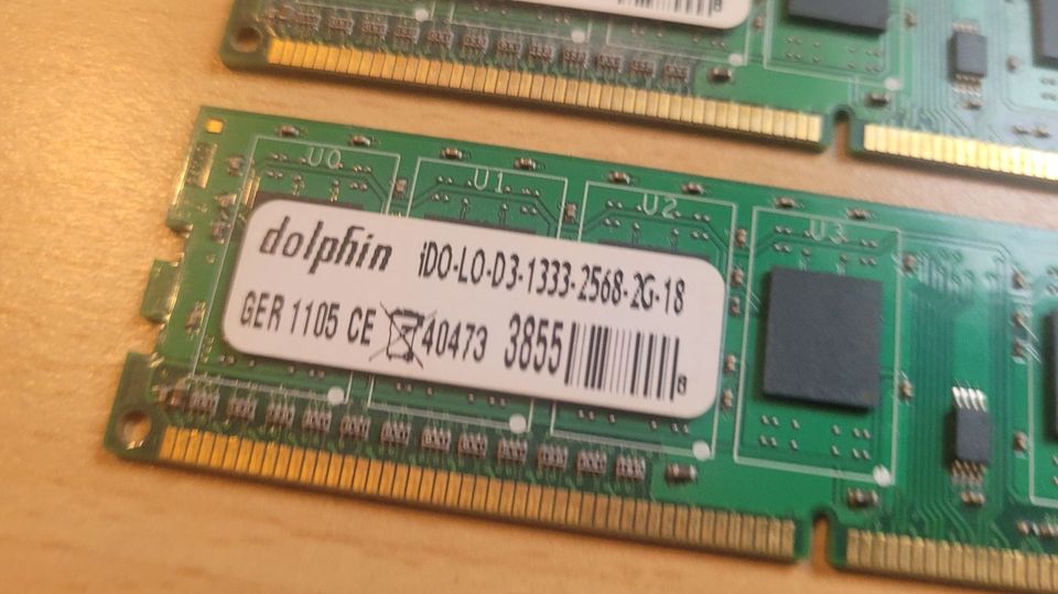 Arbeitsspeicher Dolphin 2 GB 2xDDR3 RAM 1333MHz 256bit in Hardheim