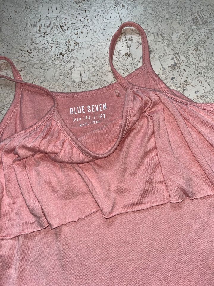 Blue Seven Träger Top Shirt Trägershirt Gr. 152 rosé wNEU T-Shirt in Ottenhofen