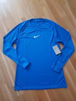 Nike Trainingsshirt L Langarm blau Laufshirt neu Berlin - Neukölln Vorschau