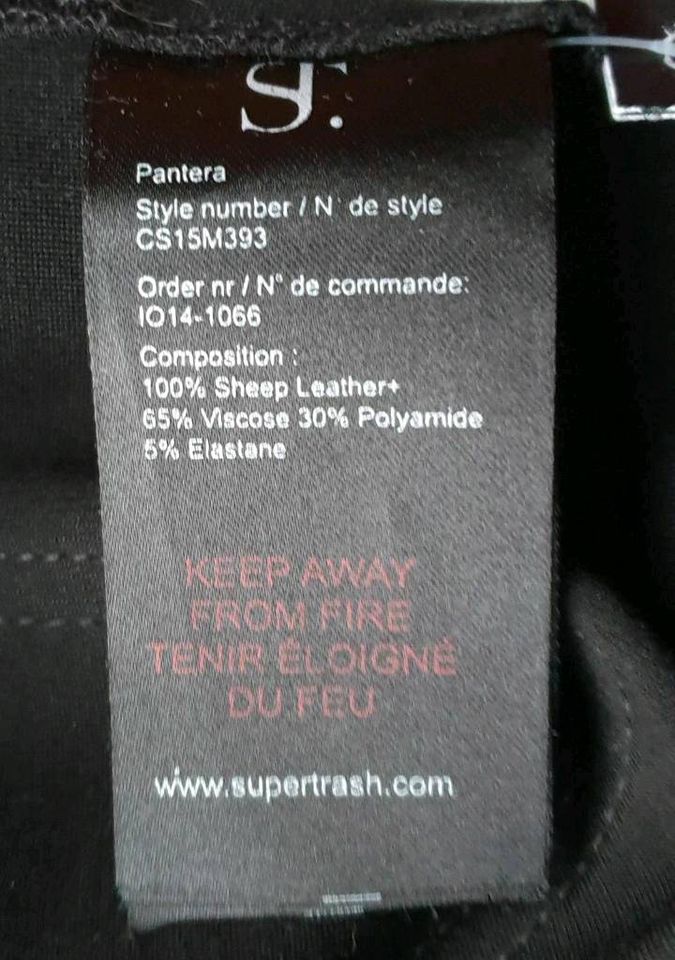 Supertrash,Hose,Echtleder,Lederhose,Stretchhose in Worms