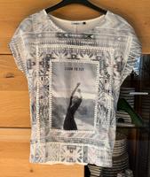 Only T-Shirt, Größe S, weiß mit Muster Bayern - Hauzenberg Vorschau
