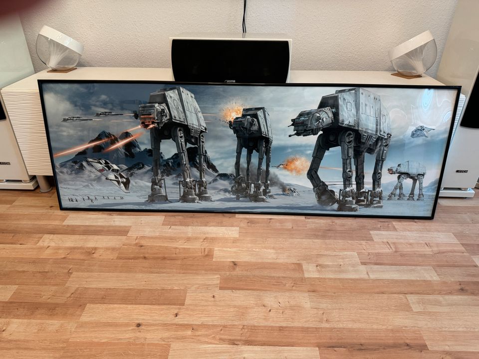 Bild Star Wars - Battle of Hoth im Kunststoffrahmen 160cm x54cm in Berlin