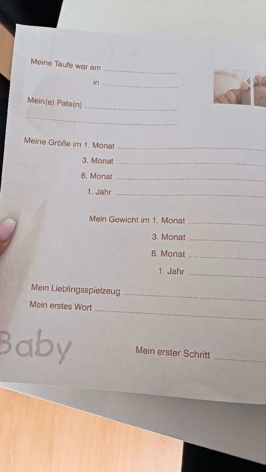 Baby Album+ Tagebuch in Lage