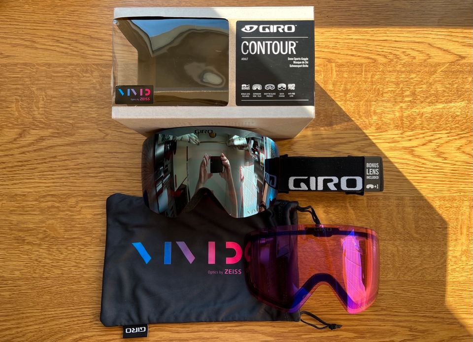Giro Contour Skibrille Snowgoggle, Zeiss Vivid Royal Infrared Neu in Fürstenfeldbruck