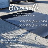 Boxenmatte aus einem Stück 3x3m , 3x3,5m Gummimatte Stallmatte Schleswig-Holstein - Meggerdorf Vorschau
