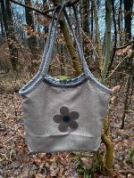 ❤️Tasche❤️Braun mit Blume zum Wenden oder Grün,Einkauf Tasche Nordrhein-Westfalen - Bad Driburg Vorschau