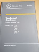 Mercedes-Benz Tabellenbuch Omnibusse, Ausgabe 1990 Stuttgart - Weilimdorf Vorschau