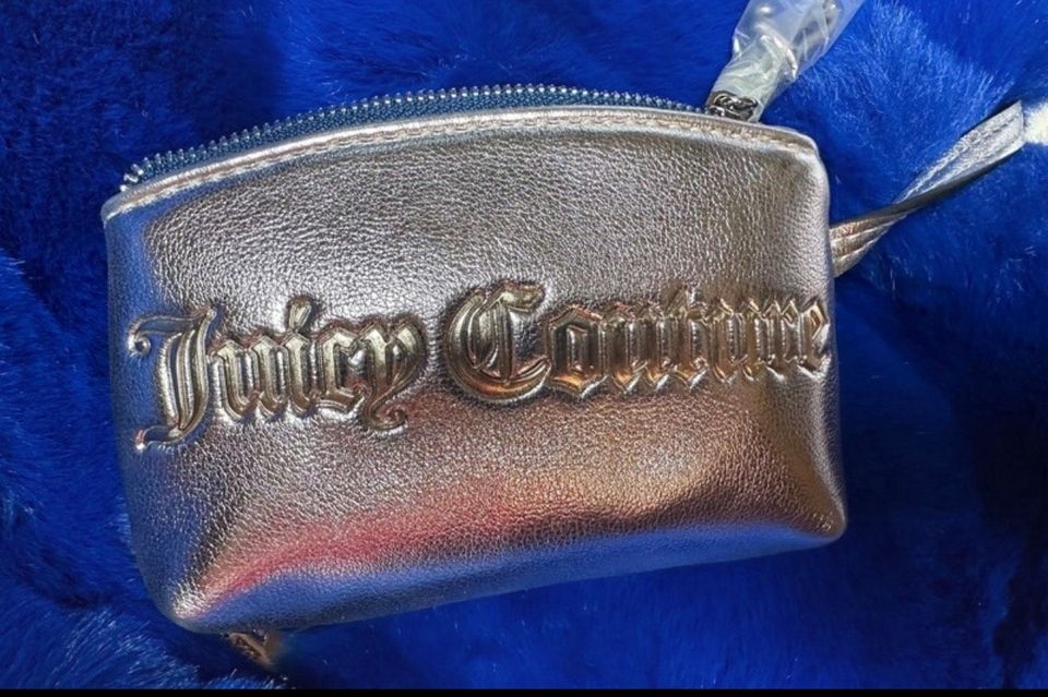 Juicy Couture Berry Shopping Bag Kunstfell Tasche Blau Tasche in Saarbrücken