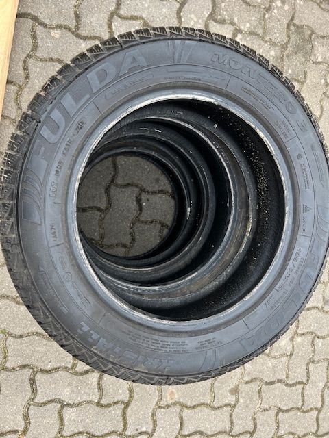 Verk 4 Winterreifen 195/60R15 88T 6,5-7mm Fulda Kristall Montero3 in Wechselburg