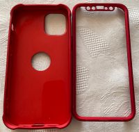 Silikon Hülle Bumper 2-teilig rot IPhone 12 mini Nordrhein-Westfalen - Rösrath Vorschau