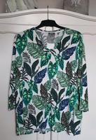 ✨️ Shirt * Blätter/ Jungle * XXL bis 50 * grün blau Sachsen - Görlitz Vorschau