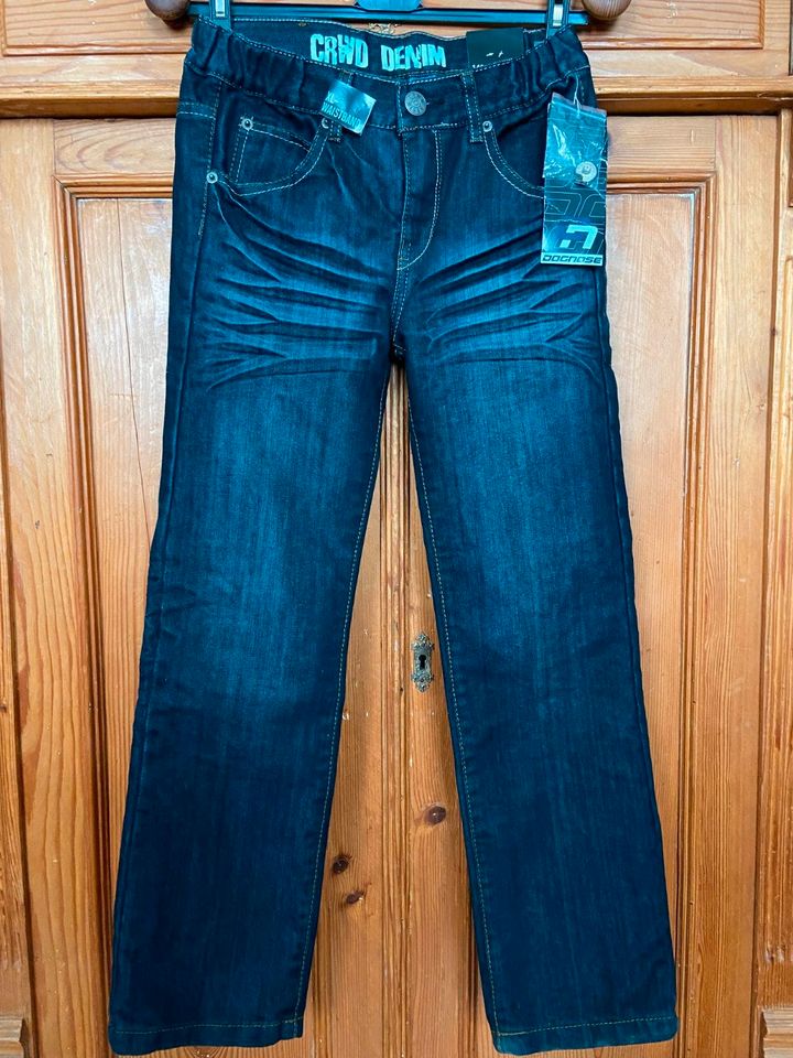 Dognose Jungen Jeans dunkelblau gerader Schnitt Gr. 140 NEU in Mönchengladbach