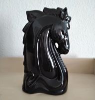 Pferdekopf Pferd Deko Büste Skulptur Keramik Porzellan schwarz Brandenburg - Falkensee Vorschau