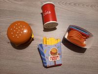 Fastfood-Set aus Holz für Kinderküche Baden-Württemberg - Waldbronn Vorschau