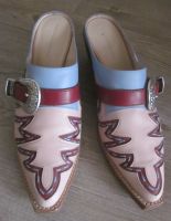 Neuwertig TOMMY HILFIGER COLLECTION Mules Slipper Gr. 39 Western Niedersachsen - Hameln Vorschau