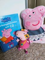 Peppa Wutz Kuschelkissen..Plüschtier..Buch mit CD.. Figur Sachsen-Anhalt - Starsiedel Vorschau