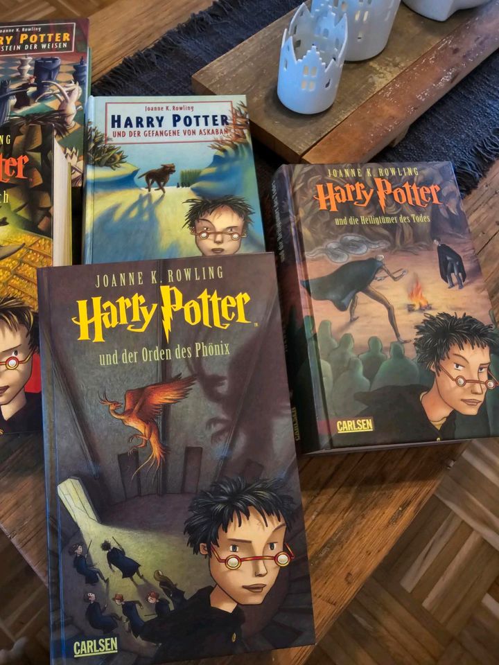 Harry Potter Konvolut original gebundene Ausgaben in Bergkamen