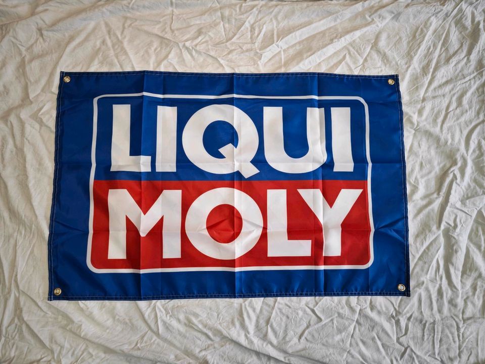 352 Liqui Moly Fahne Banner Flagge Garage Werkstatt Werbung neu in Chemnitz