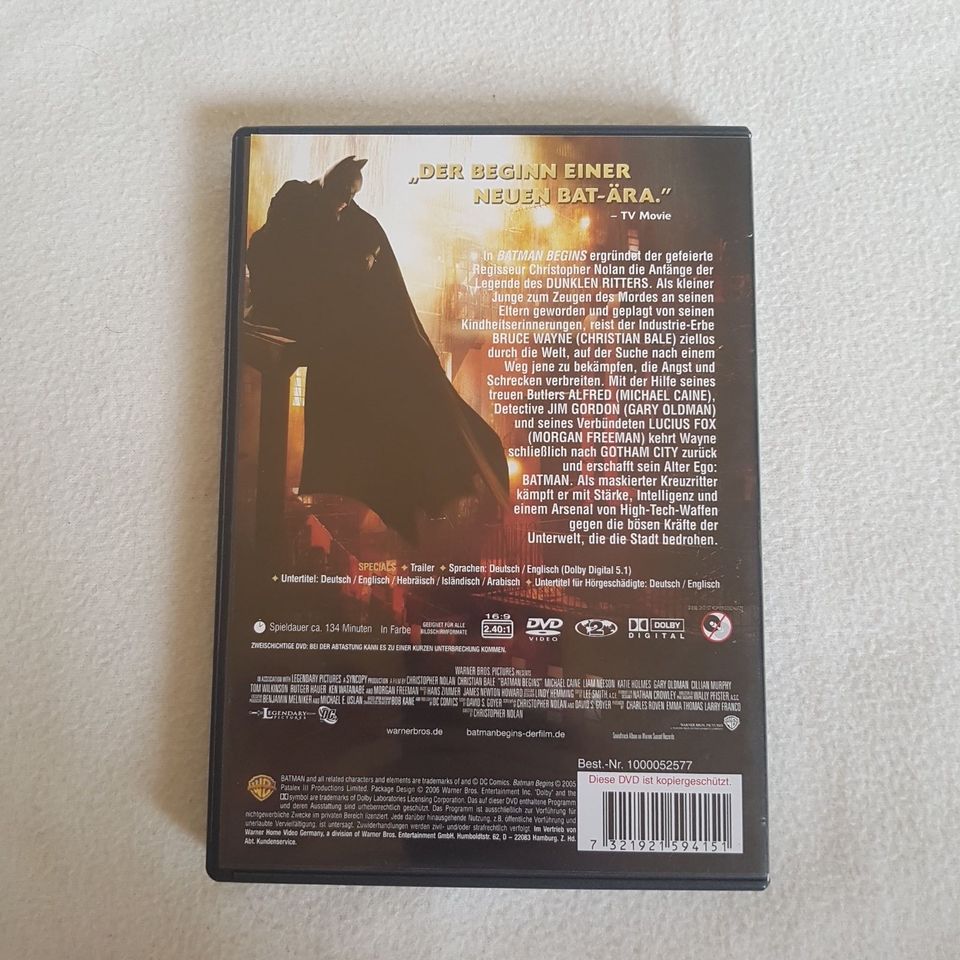 Batman Begins (Teil 1) DVD in Asselfingen