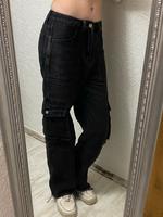 Neue Schwarze Vintage y2k Cargohose Sachsen - Langenbernsdorf Vorschau