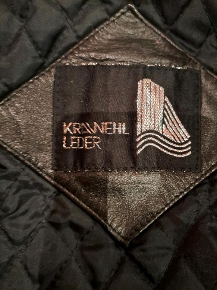 Krawehl Lederjacke Motorrad Leder Jacke gr 40 38 36 Oldtimer in Wissen