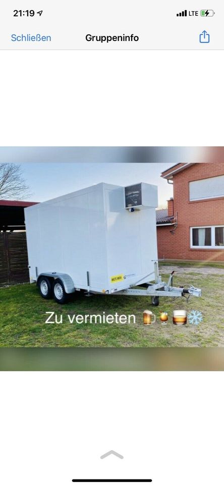 ‼️Miete‼️ Kühlwagen Miete Party Geburtstag Feier in Neuenkirchen - Merzen