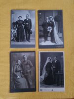 4 x Kabinettfotos Hochzeit-Paare, jeweils um 1900 Bayern - Dießen Vorschau