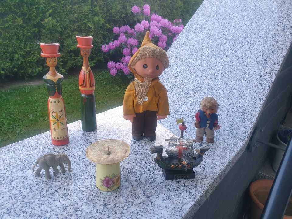 alter originaler DDR Sandmann Puppe gebraucht gut 23 cm Stoff Gum in Großharthau-Seeligstadt