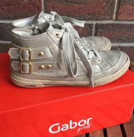 Coole Gabor girls Chucks Leder used look gold Gr.34 Berlin - Reinickendorf Vorschau