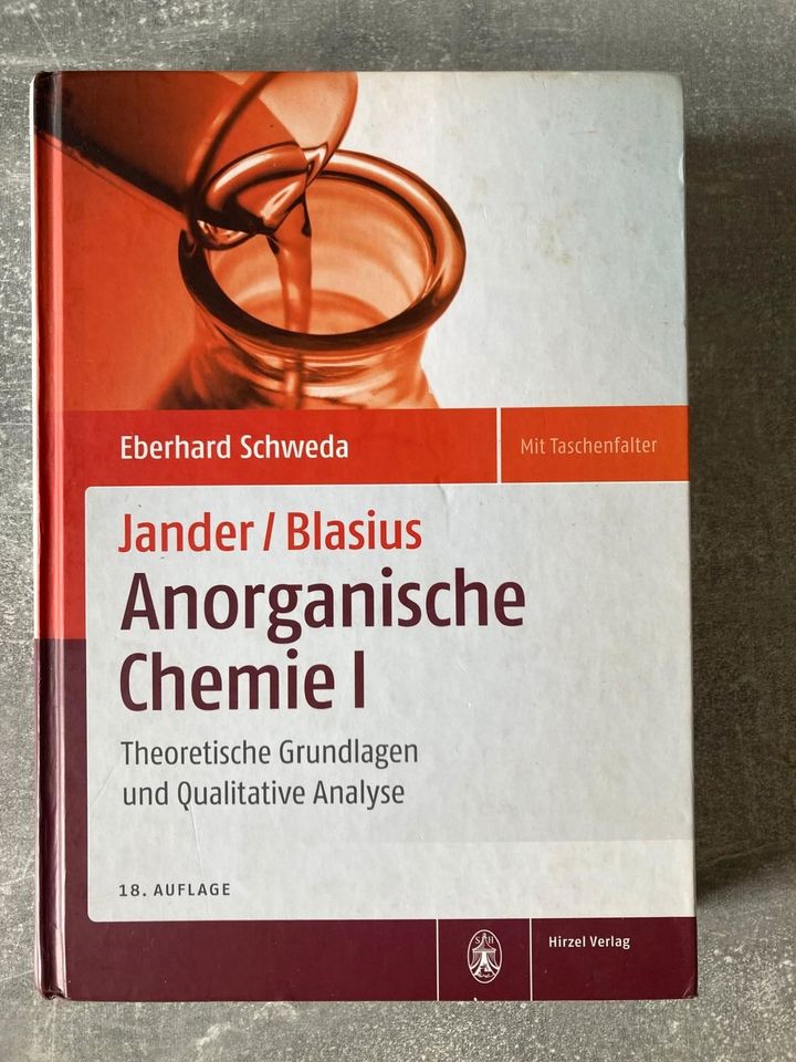 Jander / Blasius, Anorganische  Chemie, 18. Auflage in Oldenburg