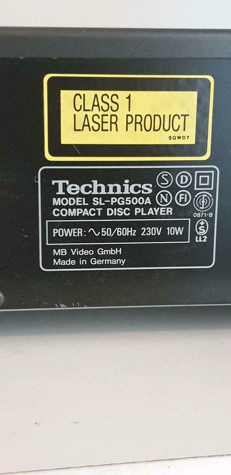 Technics SL-PG500A CD CD-Player in Berlin