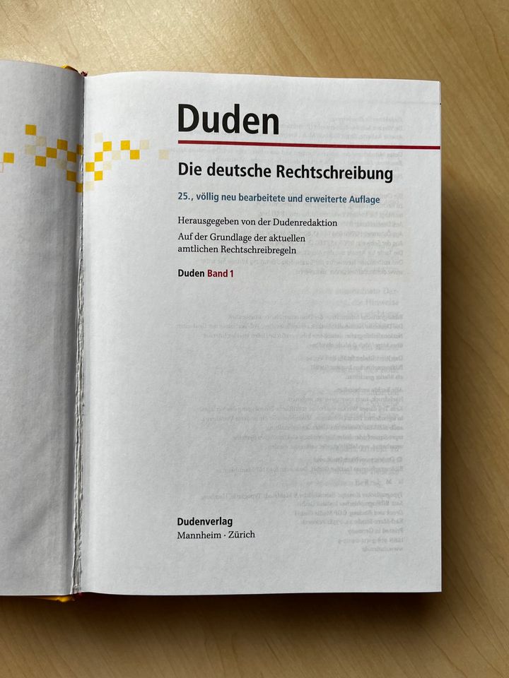 Duden 1, Die deutsche Rechtschreibung in Ringstedt