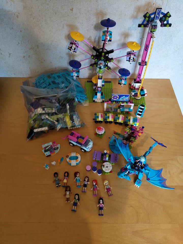 Lego Friends Konvolut, Freizeitpark Drache elves in Troisdorf