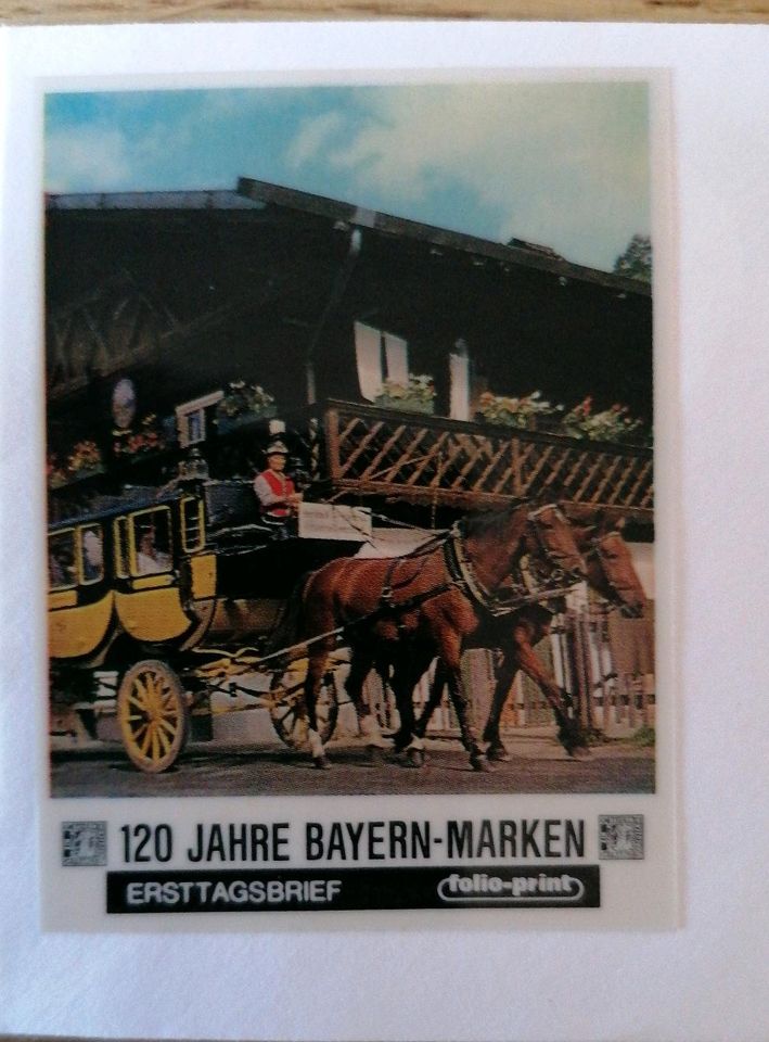 Ersttagsbrief - 120 Jahre Bayern - Marken 1969 , in Regensburg