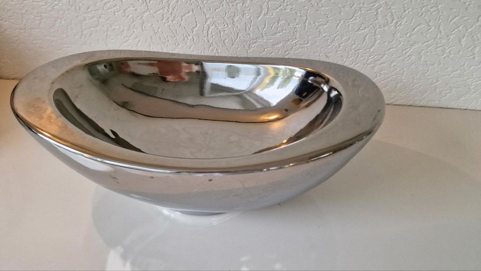 Elements Schale Pflanzschale Porzellan Silber 30 cm in Hattingen