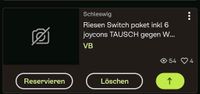 Riesen Switch paket inkl 6 joycons TAUSCH gegen Wii u Paket +€ Schleswig-Holstein - Schleswig Vorschau