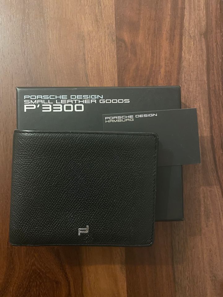 Porsche Design PD Portemonnaie Wallet Geldbörse Herren Schwarz in Hamburg