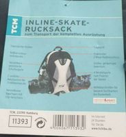 Neu - Inliner Rucksack - Skater - grau - Rückenpolster - Gurt Hessen - Wahlsburg Vorschau