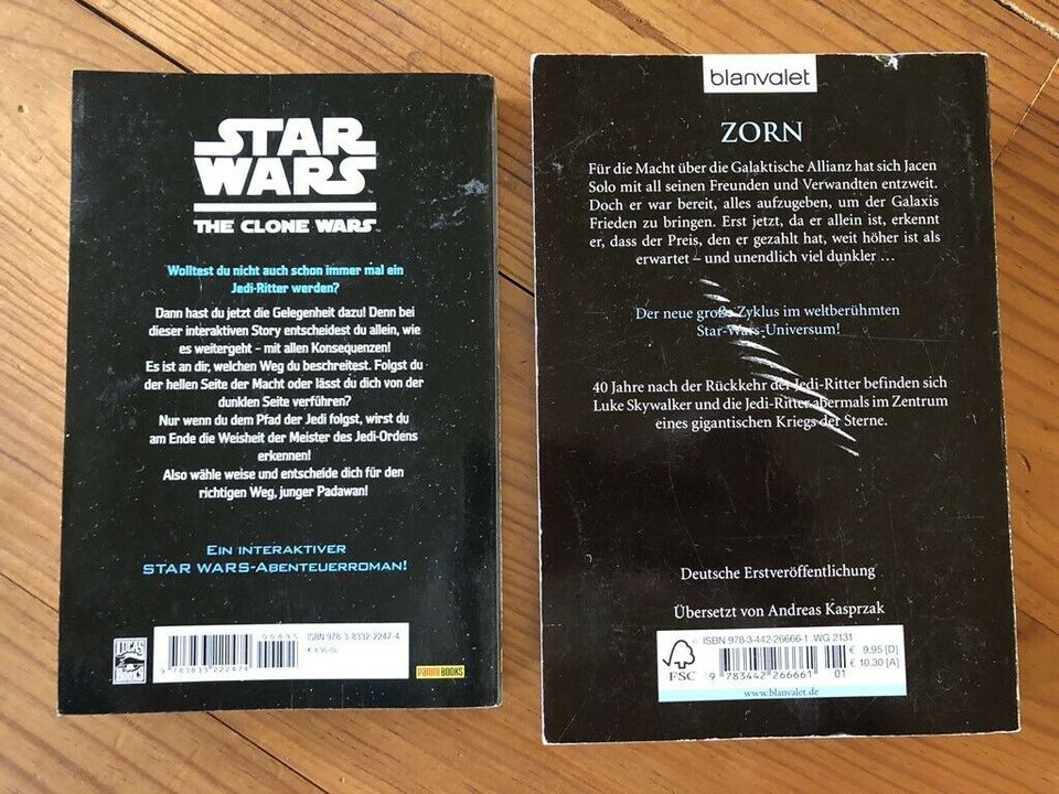 2 Taschenbücher Star Wars, auch einzeln! in Radbruch