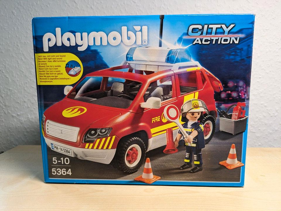 Playmobil City Action Brandmeisterfahrzeug mit Licht+Sound 5364 in Oberhausen