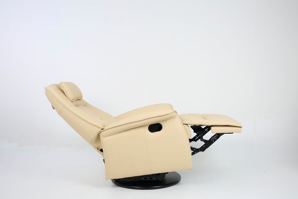 Neuheit: ErgoSVING Relaxsessel Leder beige welcon-shop.com in Giesen