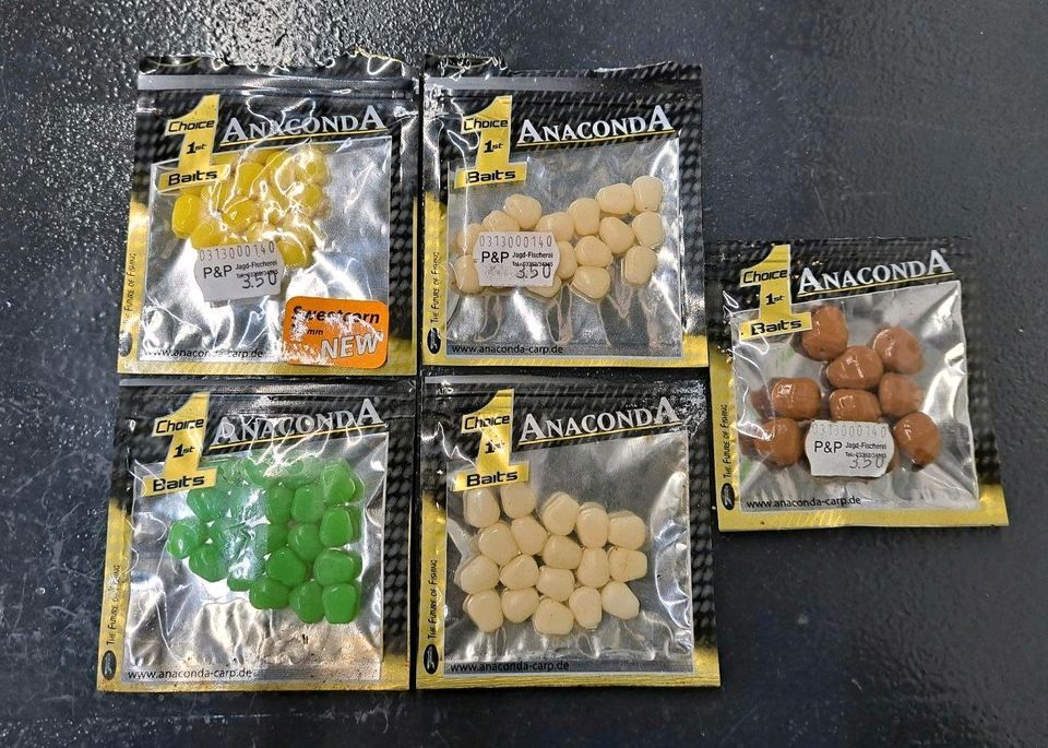 5-tlg. Set Fakebaits verschiedene Farben Anaconda Sänger Angeln in Bad Bentheim